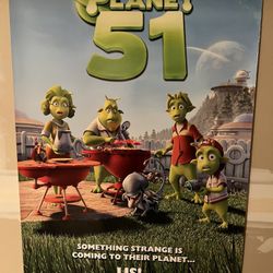 Vintage “Planet 51” Movie Poster  27” X 40”