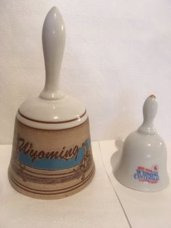 Ceramic State bells set of 2