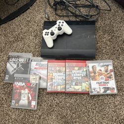PS3 With Games 
