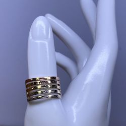 14K Multi Band Ring 