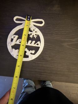 Personalized Name Christmas Ornament | 3D Printed Custom Bauble