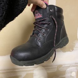 Woman Steel toe Boots 