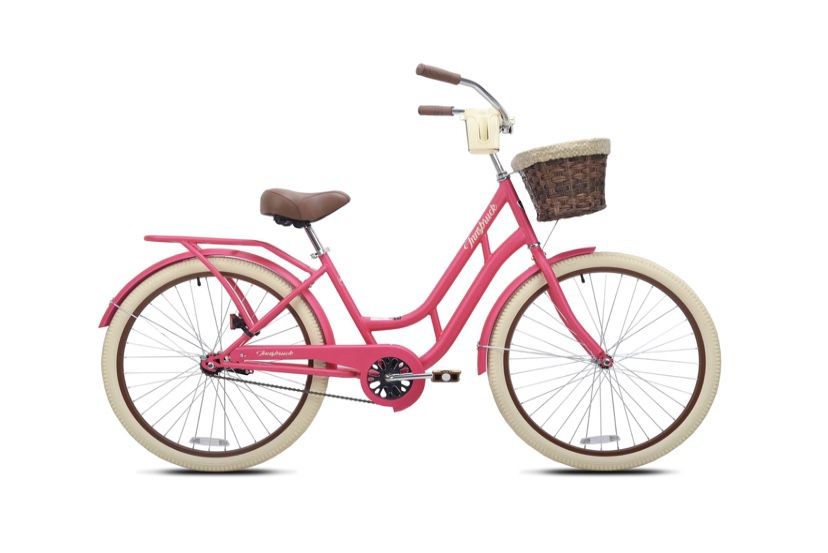 Women’s bike pink beach cruiser