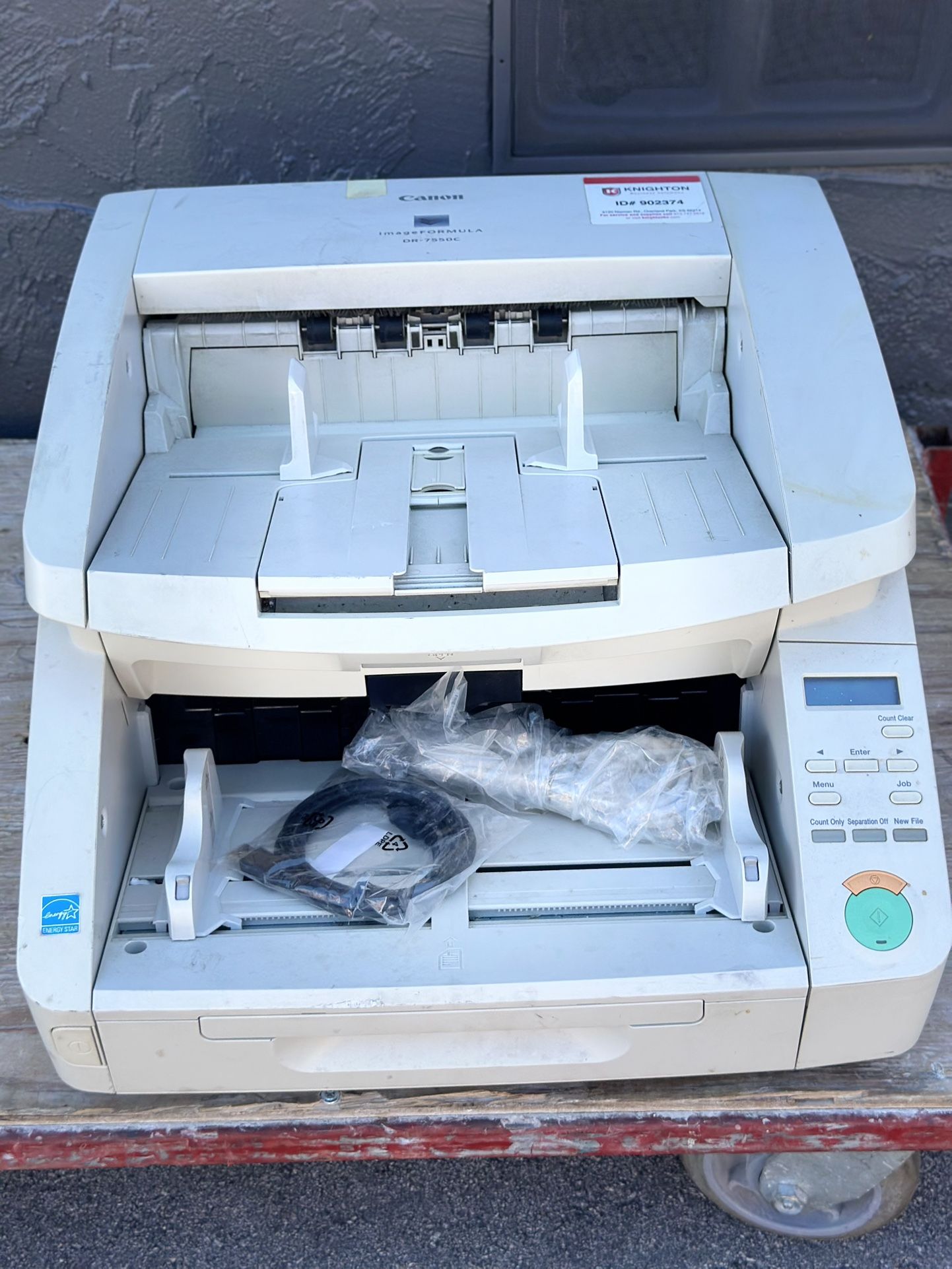 Canon image FORMULA DR-7550c Through Scanner Works Very Good 7550