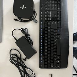 HP G5 Docking Station + Bluetooth Keyboard