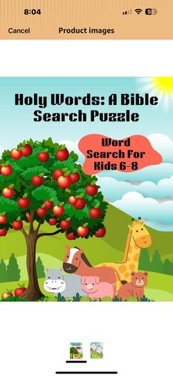 Word Search for Kids, Check Description