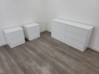 Cómoda Sin Espejo Y 2 mesas de noche