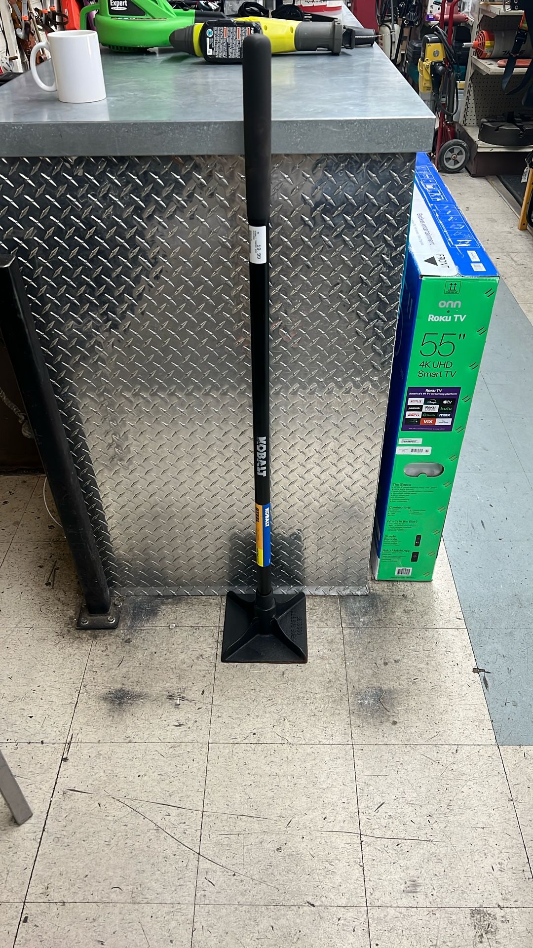 Kobalt 8in x 8in 8” x 8” 8x8 8”x8” Steel Tamper 4141452