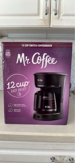 Mr. Coffee 12 Cup Switch Coffeemaker NEW