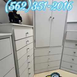 White Closet Wardrobe Dresser Cajonera Comoda Nueva 