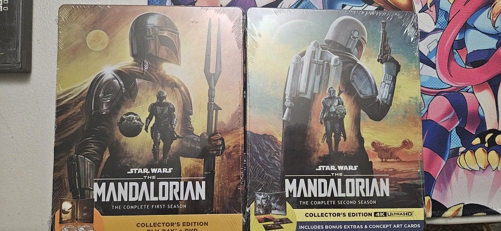 The Mandalorian Season 1 + 2 Steelbooks