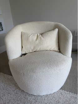 Boucle accent chair