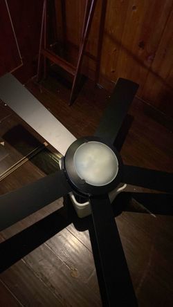 Black Ceiling Fan with Light Kit