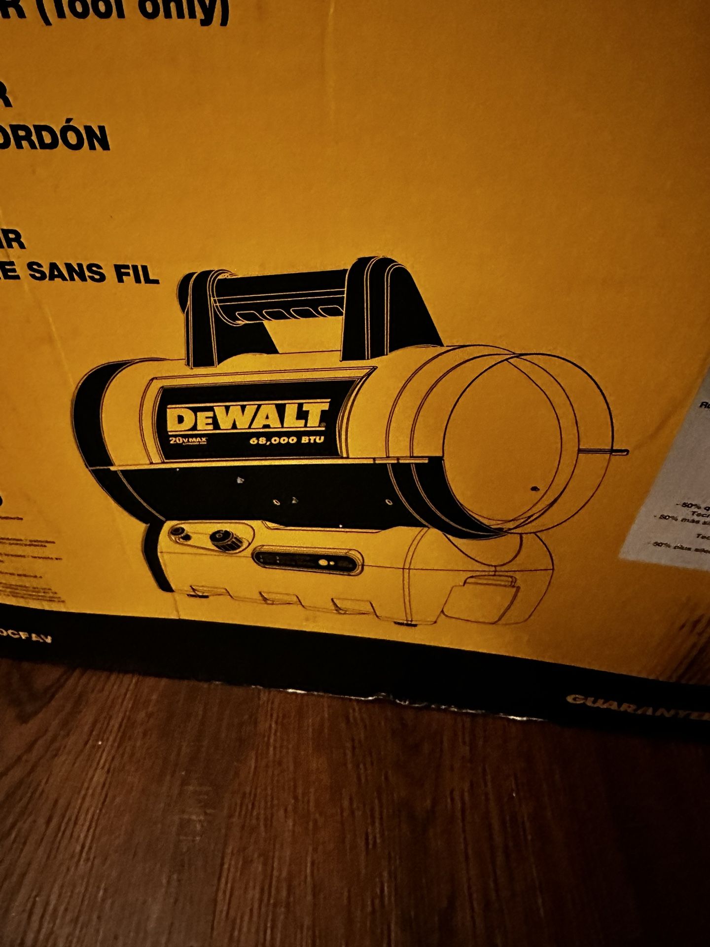 Dewalt Forced Propane Heater
