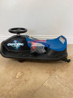 Razor 12V Crazy Cart Shift Drifting Go Kart - Blue/Black