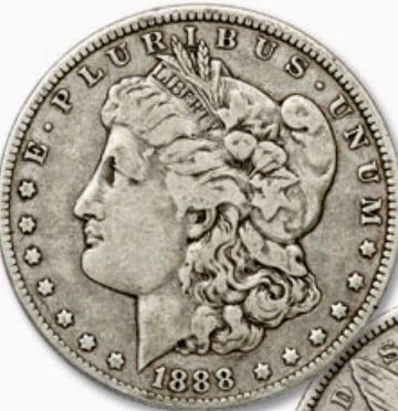 1888 0 Morgan Silver Dollar