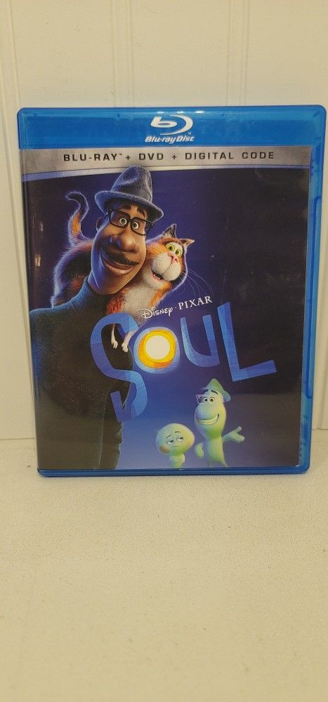 $5 DISNEY BLU RAY MOVIE. SOUL. BLU RAY ONLY. NO DIGITAL. $5 OR TRADE FOR A MOVIE TITLE I DO NOT ALREADY OWN.