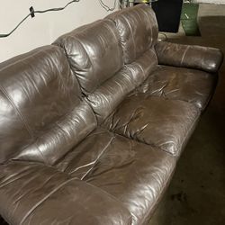 Leather Couch 