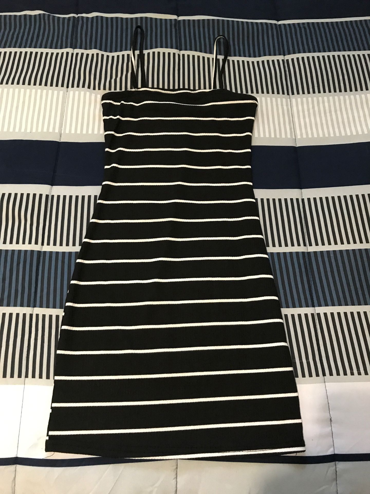 Striped bodycon dress (size: XS)
