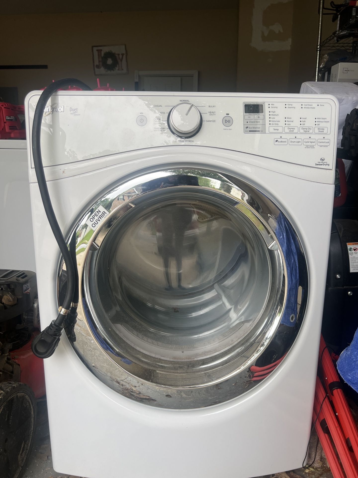 Whirlpool Duet 7.3-cu ft Stackable Steam Cycle Electric Dryer