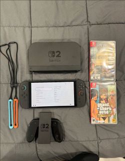 Nintendo Switch 2 Bundle with 2 Games - RARELY USED
