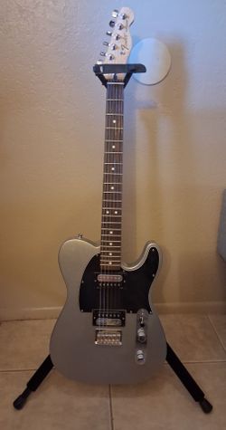 2015 Fender Telecaster Ghost Silver HH MIM w hard case