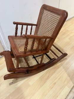 Vintage Rocking Chair and High Chair