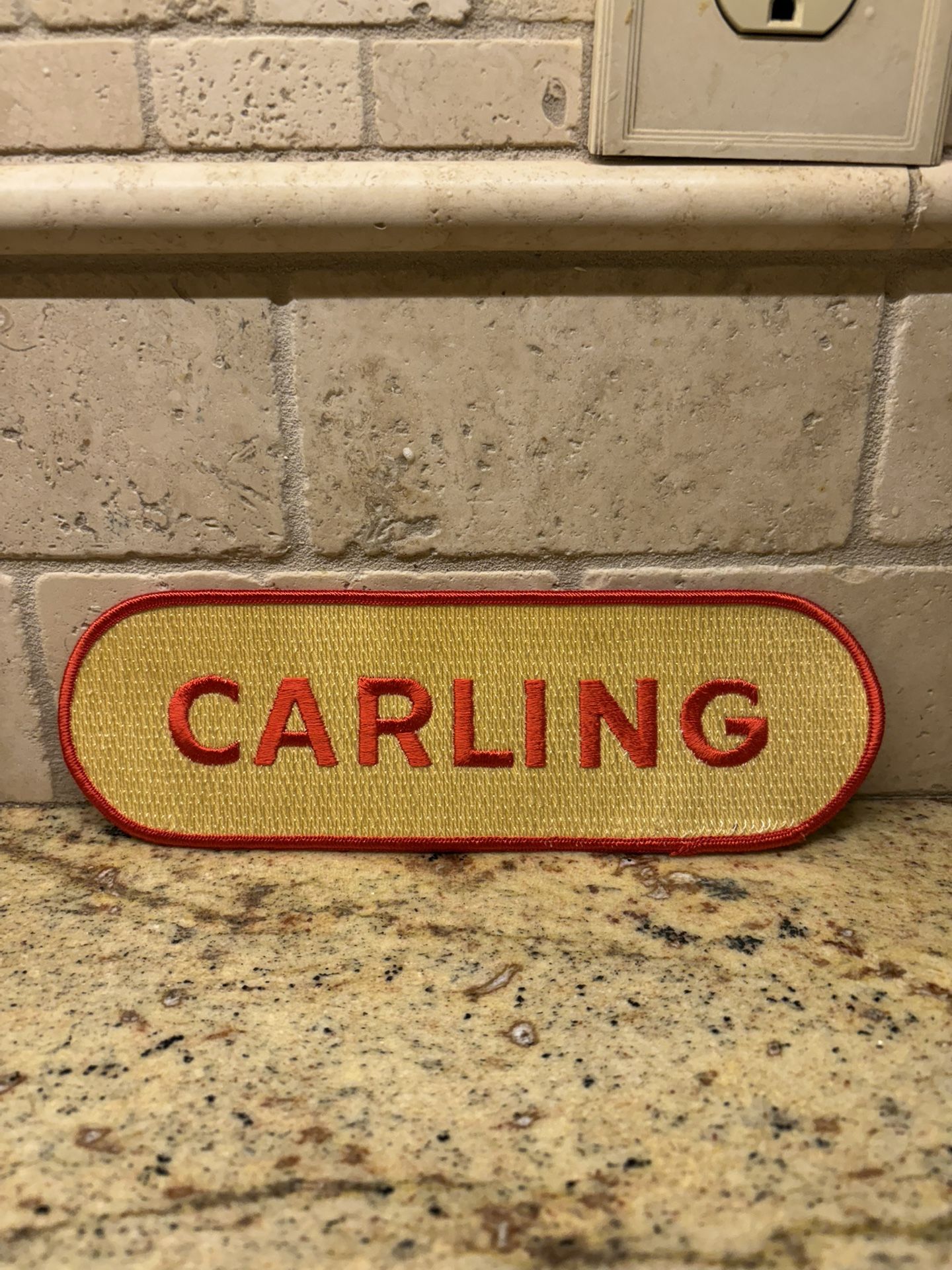 Vintage Carling Patch