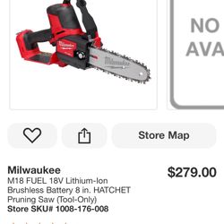 M18 FUEL Hatchet 8” Pruning Saw 