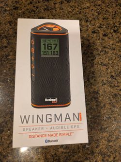Bushnell golf wingman view speaker and audible GPS