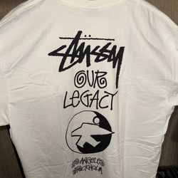 STUSSY OUR LEGACY “WORK SHOP” SIZE XL  Color: White