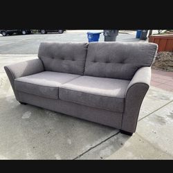 Gray Couch Contemporary 3 Seater