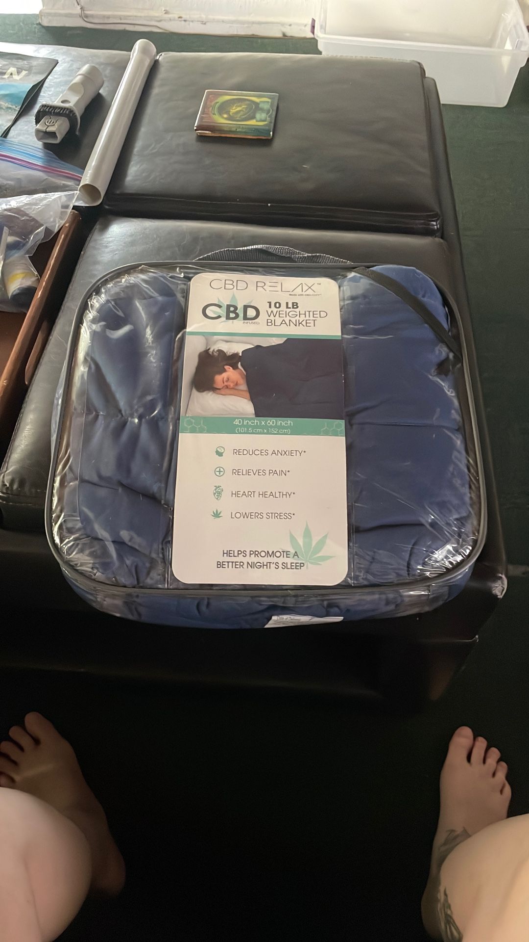 CBD Relax Weighted Blanket 10 Lb