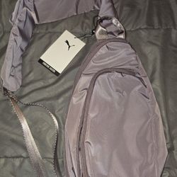 **NEW** PUMA Myriad Sling Bag- Beige-Black-Lavander- Brown