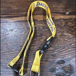 Los Angeles Lakers lanyard. 