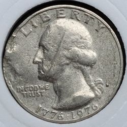 1776•1976 _D   Bicentennial Quarter [25c]  [Double Die FS-101] + Mint Error