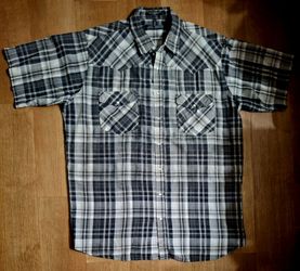 MEN'S XL EAZY WESTERN SNAP BUTTON SHIRTS
