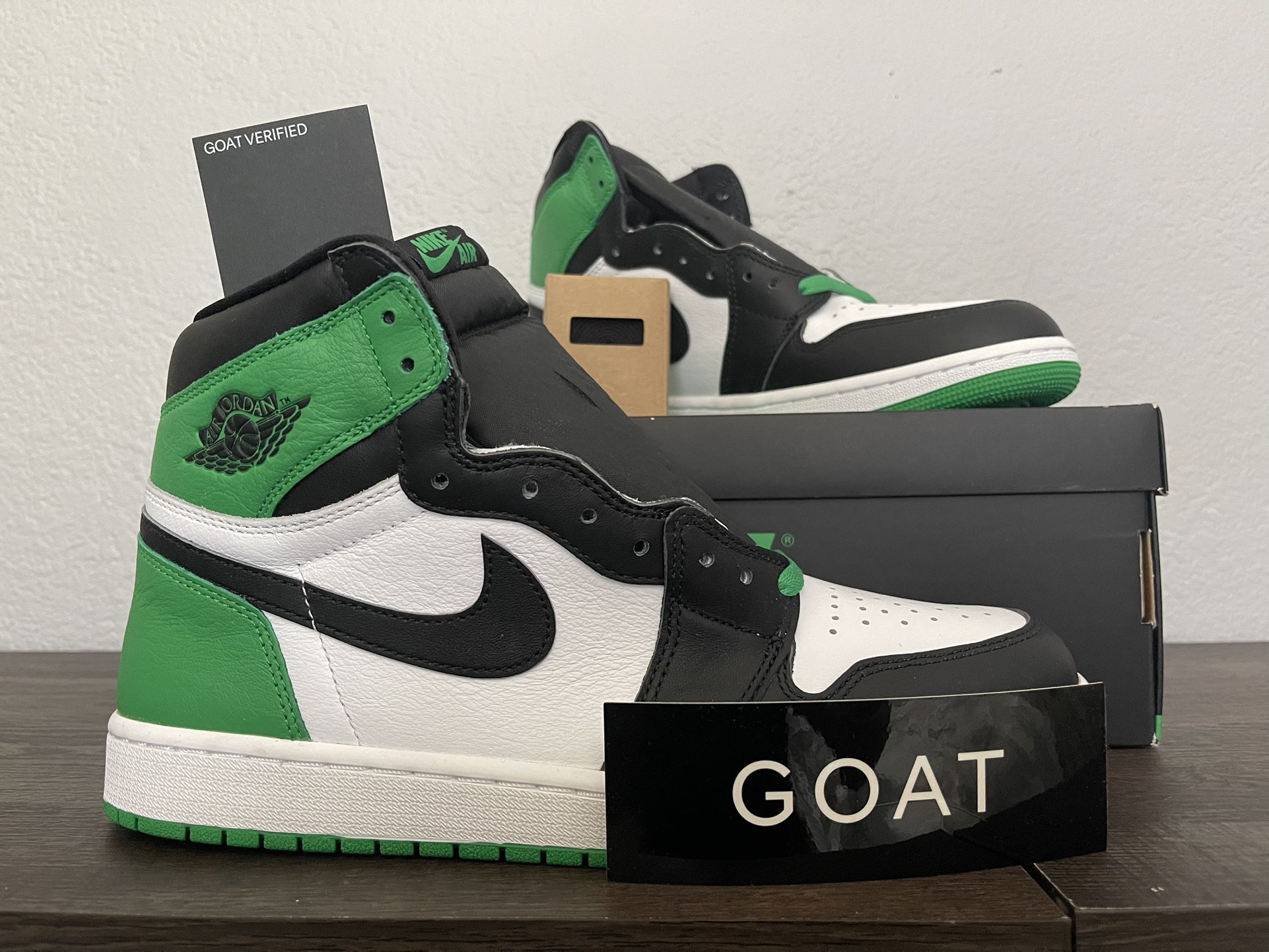 New Air Jordan 1 Retro High OG ‘Lucky Green’ Size 11 Mens