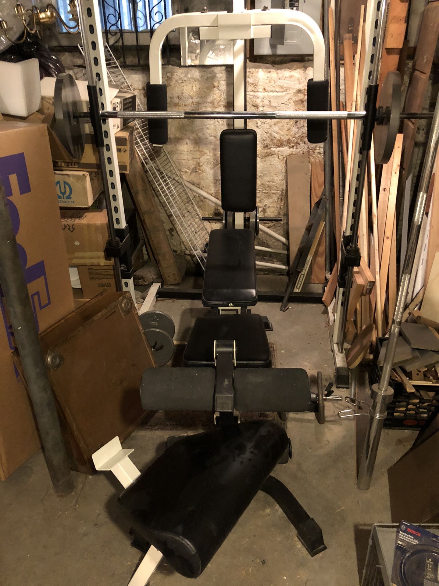 Powerhouse Smith 3000 Full weight set full body work out