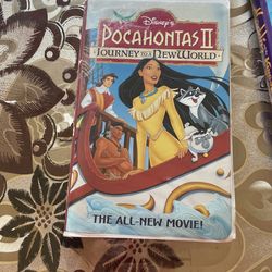 Pocahontas Journey To A New World VHS