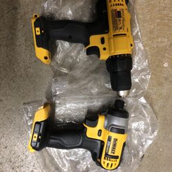 Dewalt Impact Driver And Drill Set (tool Only)