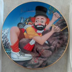 Red Skelton "The Cliffhanger" Collectable Plate