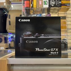 Canon Powershot g7x Mark II