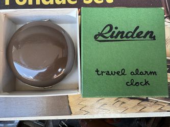 Vintage Linden Travel Alarm Clock