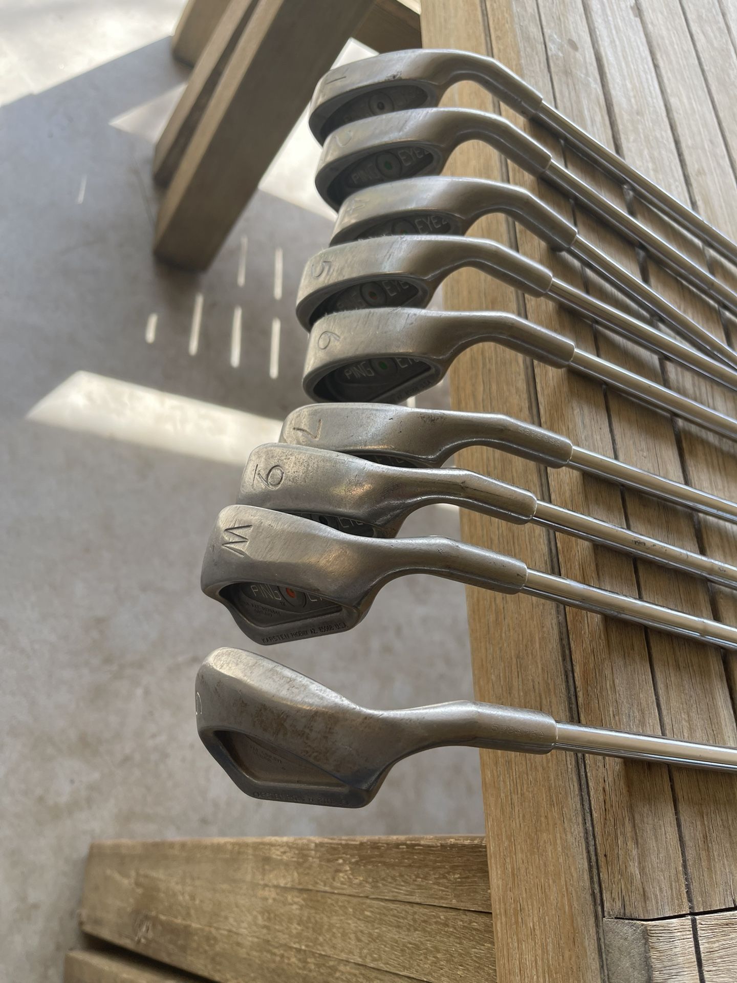 Ping Eye Two Original Irons 1-Sw Missing 8 Iron Substitute Ping Zing 8.