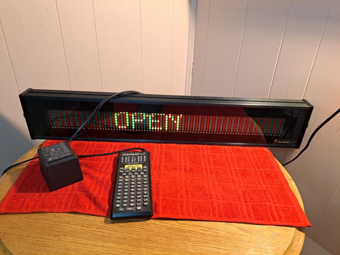 Pro-Lite TruColor II Electronic Digital Programmable Sign