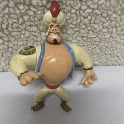Vintage JOINTED 1993 DISNEY ALADDIN GENIE Mattel Action Figure 5.5" Toy Rare