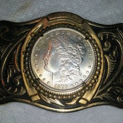 Morgan Silver Dollar Belt Buckles