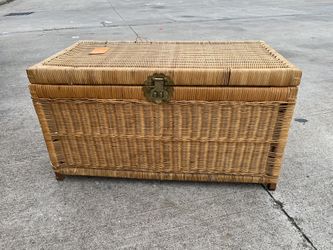 Antique Wood Store Chest 