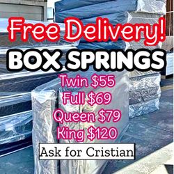 Box Springs  Twin box Full box  Queen box  King box  Bases para colchon  Box spring 